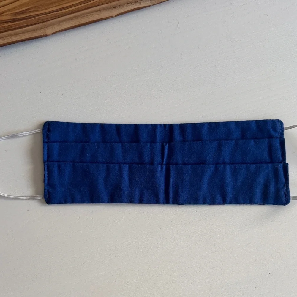 Marimekko Blue and Purple Patterned Adult Face Mask